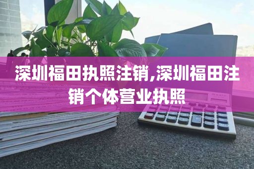 深圳福田执照注销,深圳福田注销个体营业执照