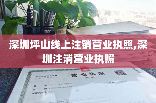 深圳坪山线上注销营业执照,深圳注消营业执照