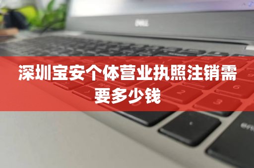 深圳宝安个体营业执照注销需要多少钱
