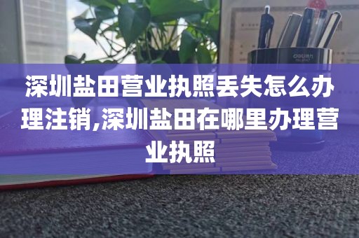 深圳盐田营业执照丢失怎么办理注销,深圳盐田在哪里办理营业执照
