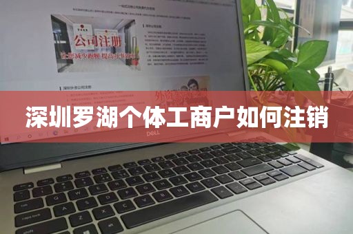 深圳罗湖个体工商户如何注销