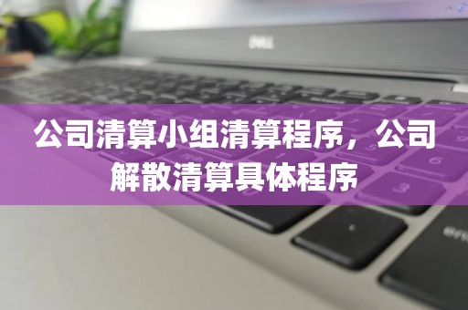 公司清算小组清算程序，公司解散清算具体程序