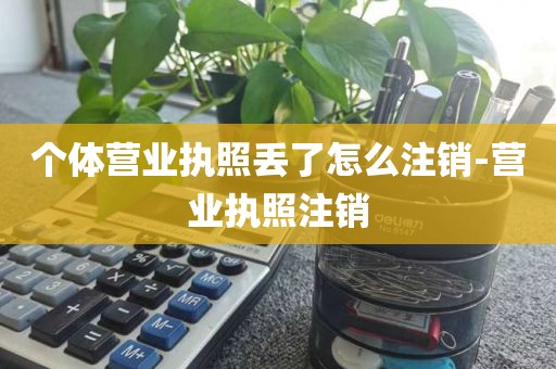 个体营业执照丢了怎么注销-营业执照注销