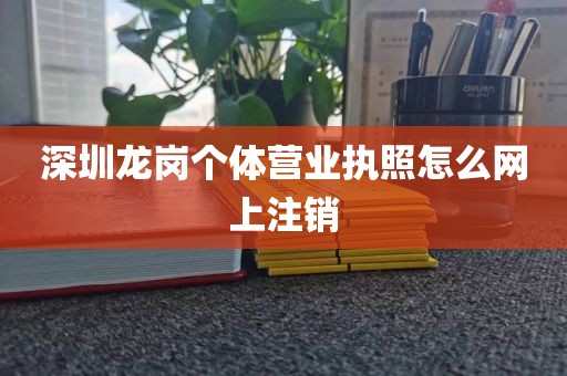 深圳龙岗个体营业执照怎么网上注销