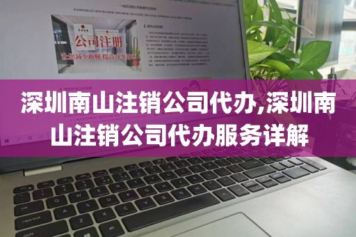 深圳南山注销公司代办,深圳南山注销公司代办服务详解