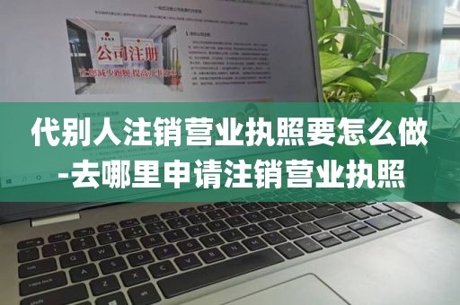 代别人注销营业执照要怎么做-去哪里申请注销营业执照
