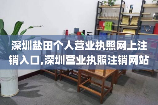 深圳盐田个人营业执照网上注销入口,深圳营业执照注销网站