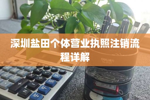 深圳盐田个体营业执照注销流程详解