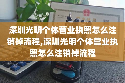深圳光明个体营业执照怎么注销掉流程,深圳光明个体营业执照怎么注销掉流程