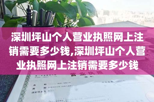 深圳坪山个人营业执照网上注销需要多少钱,深圳坪山个人营业执照网上注销需要多少钱