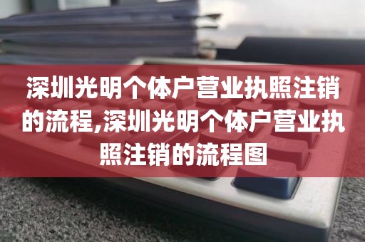 深圳光明个体户营业执照注销的流程,深圳光明个体户营业执照注销的流程图