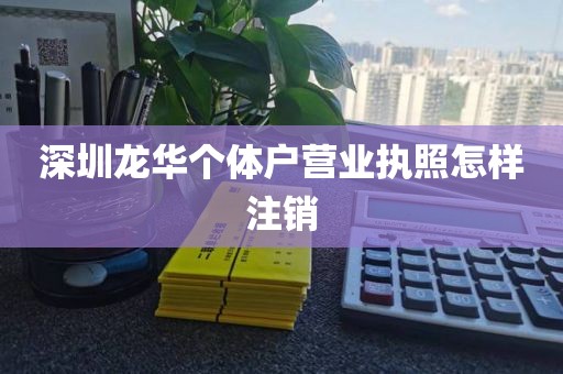 深圳龙华个体户营业执照怎样注销