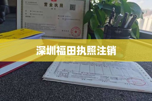 深圳福田执照注销