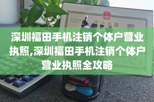 深圳福田手机注销个体户营业执照,深圳福田手机注销个体户营业执照全攻略