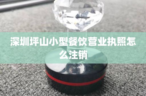 深圳坪山小型餐饮营业执照怎么注销