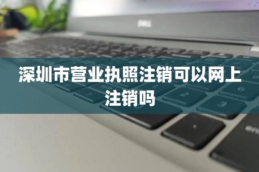 深圳市营业执照注销可以网上注销吗