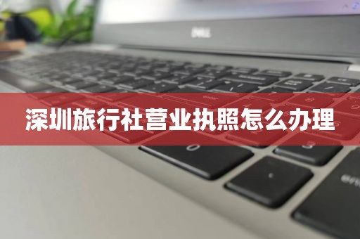 深圳旅行社营业执照怎么办理