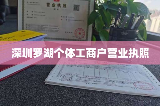 深圳罗湖个体工商户营业执照