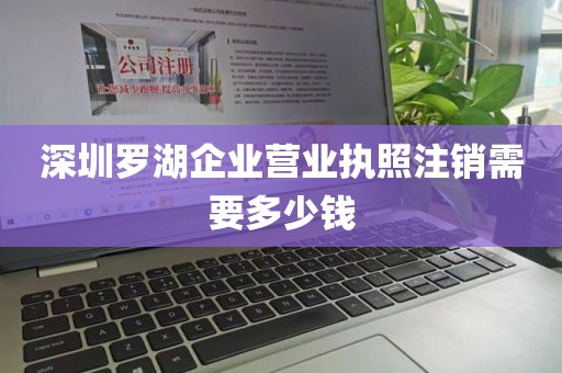 深圳罗湖企业营业执照注销需要多少钱