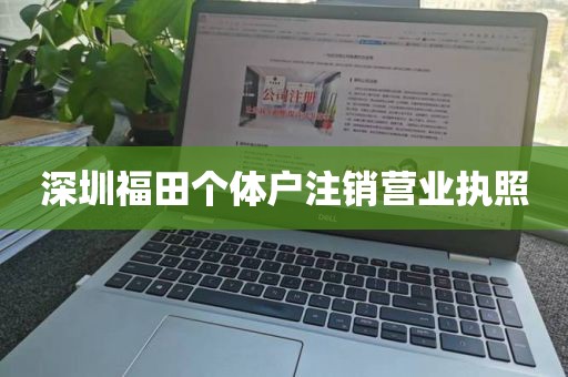 深圳福田个体户注销营业执照