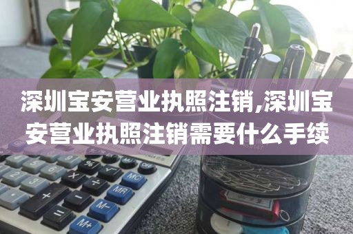 深圳宝安营业执照注销,深圳宝安营业执照注销需要什么手续