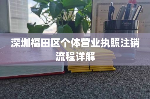 深圳福田区个体营业执照注销流程详解