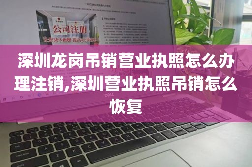 深圳龙岗吊销营业执照怎么办理注销,深圳营业执照吊销怎么恢复