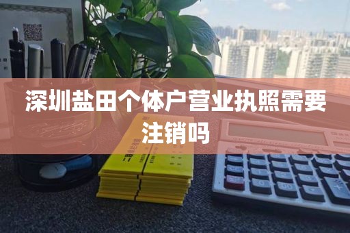 深圳盐田个体户营业执照需要注销吗