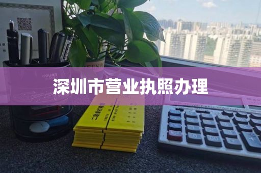 深圳市营业执照办理