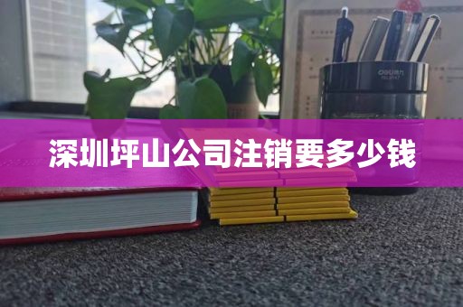 深圳坪山公司注销要多少钱