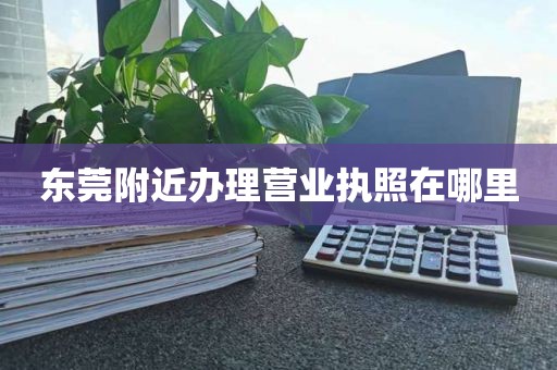 东莞附近办理营业执照在哪里