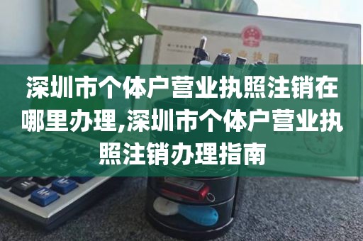 深圳市个体户营业执照注销在哪里办理,深圳市个体户营业执照注销办理指南