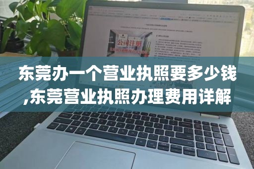 东莞办一个营业执照要多少钱,东莞营业执照办理费用详解