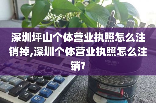 深圳坪山个体营业执照怎么注销掉,深圳个体营业执照怎么注销?