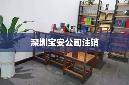 深圳宝安公司注销