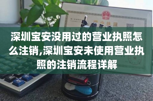 深圳宝安没用过的营业执照怎么注销,深圳宝安未使用营业执照的注销流程详解