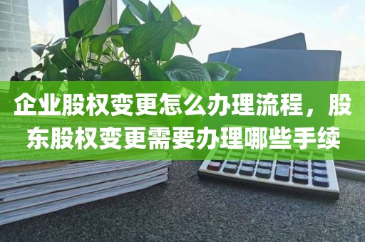 企业股权变更怎么办理流程，股东股权变更需要办理哪些手续