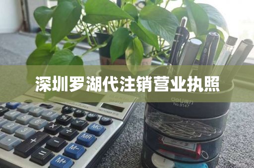 深圳罗湖代注销营业执照