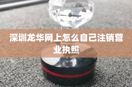 深圳龙华网上怎么自己注销营业执照