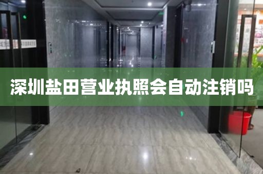 深圳盐田营业执照会自动注销吗