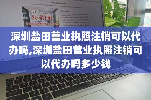 深圳盐田营业执照注销可以代办吗,深圳盐田营业执照注销可以代办吗多少钱