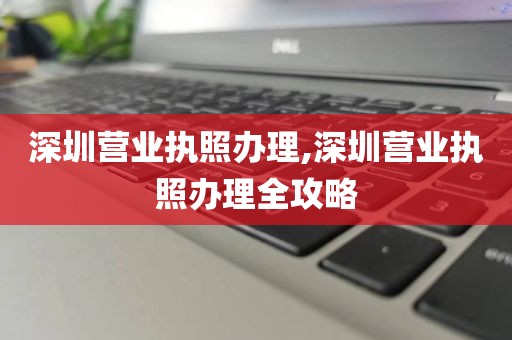 深圳营业执照办理,深圳营业执照办理全攻略