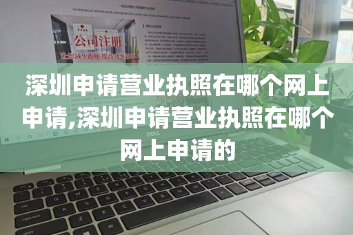 深圳申请营业执照在哪个网上申请,深圳申请营业执照在哪个网上申请的