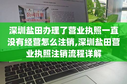 深圳盐田办理了营业执照一直没有经营怎么注销,深圳盐田营业执照注销流程详解