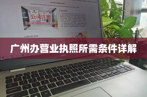 广州办营业执照所需条件详解