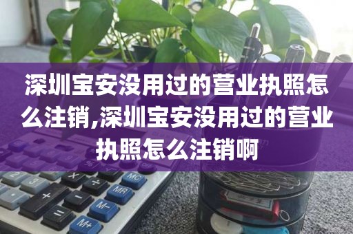 深圳宝安没用过的营业执照怎么注销,深圳宝安没用过的营业执照怎么注销啊