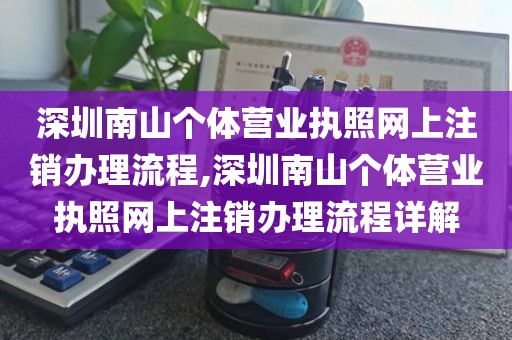 深圳南山个体营业执照网上注销办理流程,深圳南山个体营业执照网上注销办理流程详解