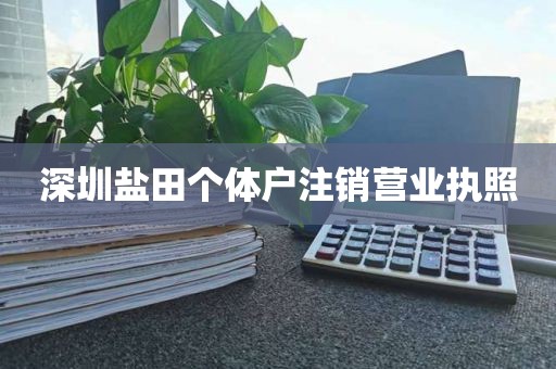 深圳盐田个体户注销营业执照