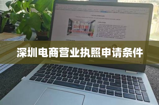 深圳电商营业执照申请条件
