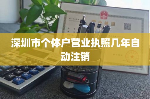 深圳市个体户营业执照几年自动注销